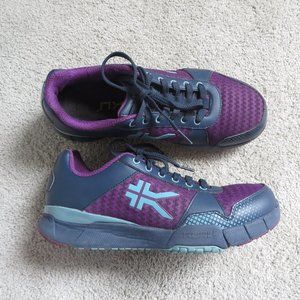 KURU quantum women's mesh mesh walking shoes/sneaker size 9 blue/purple
